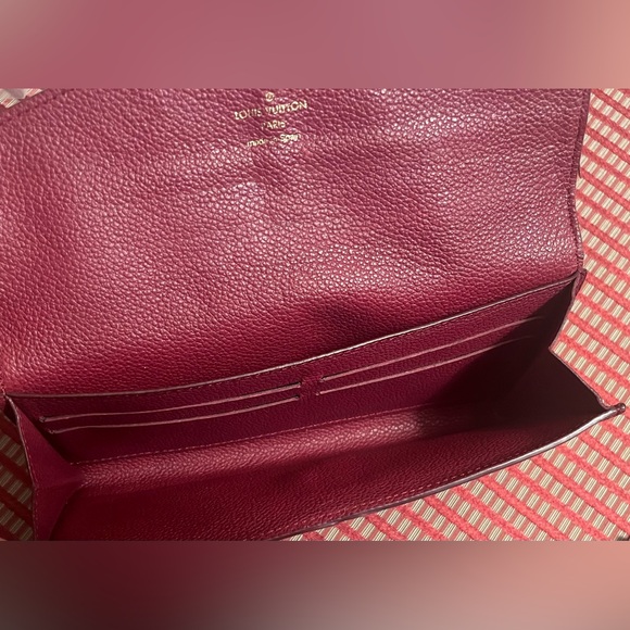 Louis Vuitton Empreinte Leather Wallet, Berry - Picture 8 of 10